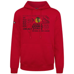 Chicago Blackhawks Levelwear Podium Campaign Pullover Hoodie On Sale