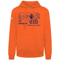 Edmonton Oilers Levelwear Podium Campaign Pullover Hoodie Outlet