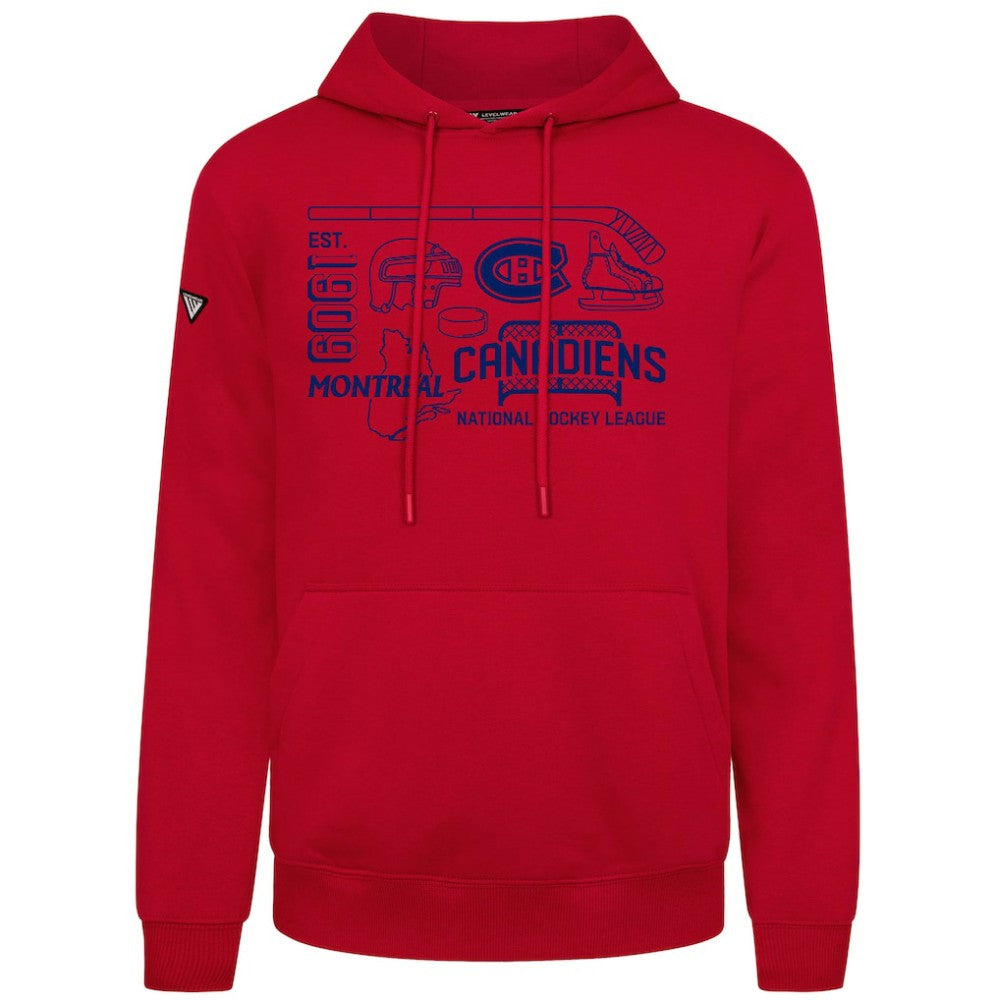 Montreal Canadiens Levelwear Podium Campaign Pullover Hoodie Discount