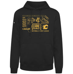 Calgary Flames Levelwear Podium Campaign Pullover Hoodie On Sale