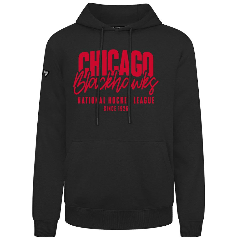Chicago Blackhawks Levelwear Podium Response Pullover Hoodie On Sale