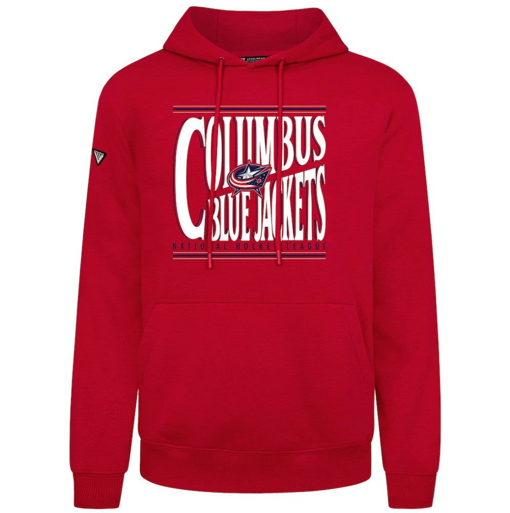 Columbus Blue Jackets Levelwear Podium Powerhouse Pullover Hoodie For Sale