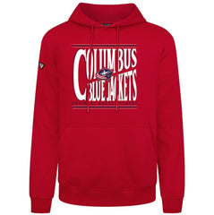 Columbus Blue Jackets Levelwear Podium Powerhouse Pullover Hoodie For Sale