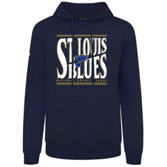 St. Louis Blues Levelwear Podium Powerhouse Pullover Hoodie On Sale