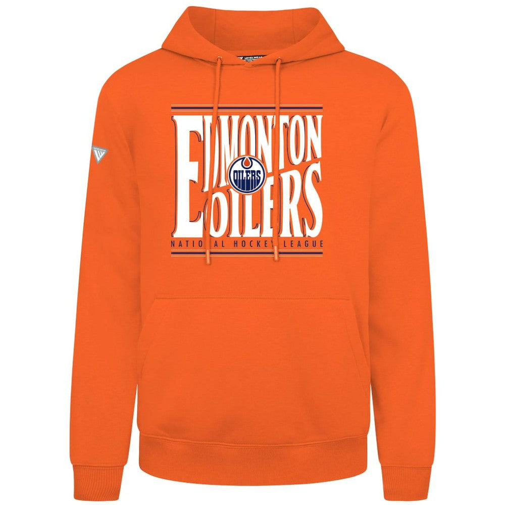 Edmonton Oilers Levelwear Podium Powerhouse Pullover Hoodie On Sale