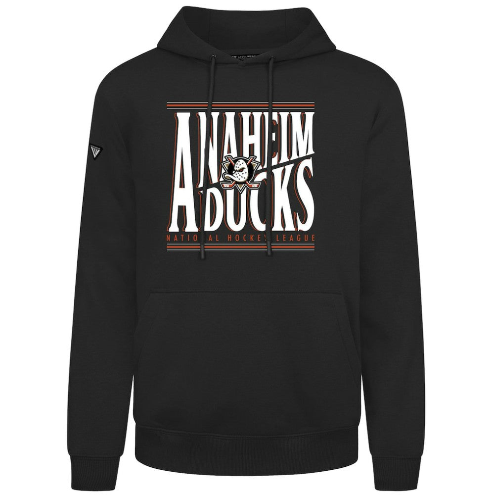 Anaheim Ducks Levelwear Podium Powerhouse Pullover Hoodie Outlet