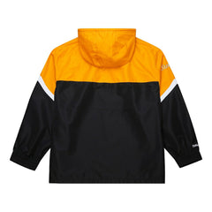Pittsburgh Steelers Mitchell & Ness Tie Breaker Vintage Logo Lightweight Anorak Half-Zip Windbreaker