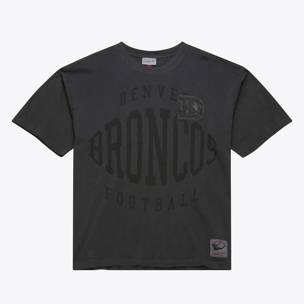 Denver Broncos Mitchell & Ness Downtown Collection Premium Vintage Logo T-Shirt