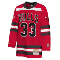 Scottie Pippen Chicago Bulls Youth Maxxed Out 2.0 Fashion Hockey Jersey sale New