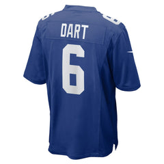 New York Giants Nike Jaxson Dart 2025 NFL Draft First Round Pick Game Jersey