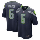 Seattle Seahawks Nike Jalen Milroe 2025 NFL Draft Game Jersey