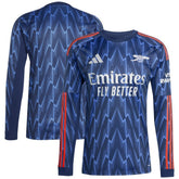 Arsenal 2025/26 Away Replica Long Sleeve Jersey Blue - Adidas