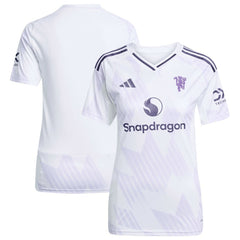 Manchester United Women's 2025/26 Away Replica Jersey White - Adidas