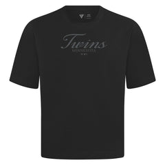 Minnesota Twins Levelwear Ethereal Oversized Luxe Signature Knit T-Shirt | MLB For sale