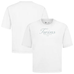 Minnesota Twins Levelwear Ethereal Oversized Luxe Signature Knit T-Shirt | MLB Outlet