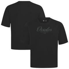 Baltimore Orioles Levelwear Ethereal Oversized Luxe Signature Knit T-Shirt | MLB US