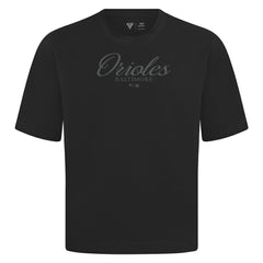 Baltimore Orioles Levelwear Ethereal Oversized Luxe Signature Knit T-Shirt | MLB US