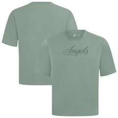 Los Angeles Angels Levelwear Ethereal Oversized Luxe Signature Knit T-Shirt | MLB New