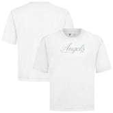 Los Angeles Angels Levelwear Ethereal Oversized Luxe Signature Knit T-Shirt | MLB Discount