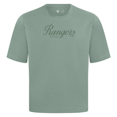 Texas Rangers Levelwear Ethereal Oversized Luxe Signature Knit T-Shirt | MLB On Sale
