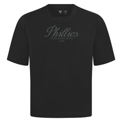 Philadelphia Phillies Levelwear Ethereal Oversized Luxe Signature Knit T-Shirt | MLB Sale