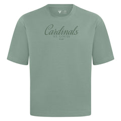 St. Louis Cardinals Levelwear Ethereal Oversized Luxe Signature Knit T-Shirt | MLB Shop
