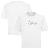 Colorado Rockies Levelwear Ethereal Oversized Luxe Signature Knit T-Shirt | MLB New