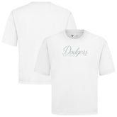 Los Angeles Dodgers Levelwear Ethereal Oversized Luxe Signature Knit T-Shirt | MLB US