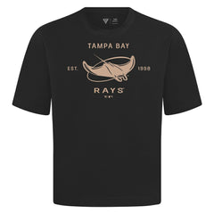 Tampa Bay Rays Levelwear Crossway Oversized Luxe Signature Knit T-Shirt | MLB On Sale