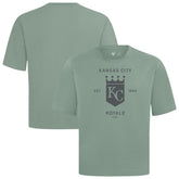 Kansas City Royals Levelwear Crossway Oversized Luxe Signature Knit T-Shirt | MLB Discount