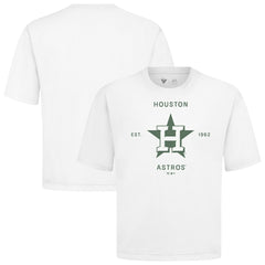 Houston Astros Levelwear Crossway Oversized Luxe Signature Knit T-Shirt | MLB On Sale
