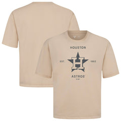 Houston Astros Levelwear Crossway Oversized Luxe Signature Knit T-Shirt | MLB US