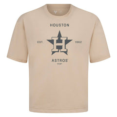 Houston Astros Levelwear Crossway Oversized Luxe Signature Knit T-Shirt | MLB US
