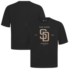 San Diego Padres Levelwear Crossway Oversized Luxe Signature Knit T-Shirt | MLB Discount