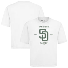 San Diego Padres Levelwear Crossway Oversized Luxe Signature Knit T-Shirt | MLB Discount