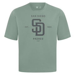 San Diego Padres Levelwear Crossway Oversized Luxe Signature Knit T-Shirt | MLB New