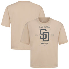 San Diego Padres Levelwear Crossway Oversized Luxe Signature Knit T-Shirt | MLB For sale