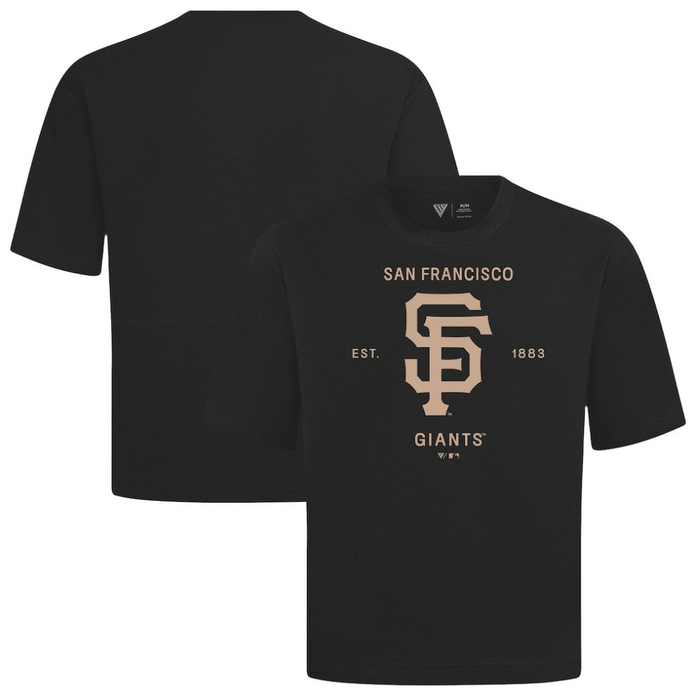 San Francisco Giants Levelwear Crossway Oversized Luxe Signature Knit T-Shirt | MLB Discount