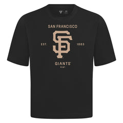 San Francisco Giants Levelwear Crossway Oversized Luxe Signature Knit T-Shirt | MLB Discount