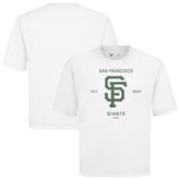 San Francisco Giants Levelwear Crossway Oversized Luxe Signature Knit T-Shirt | MLB US