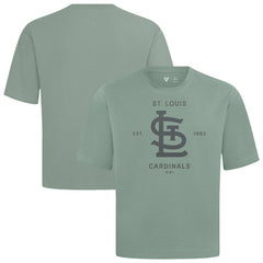 St. Louis Cardinals Levelwear Crossway Oversized Luxe Signature Knit T-Shirt | MLB Near me