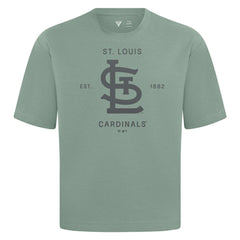 St. Louis Cardinals Levelwear Crossway Oversized Luxe Signature Knit T-Shirt | MLB Near me