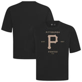 Pittsburgh Pirates Levelwear Crossway Oversized Luxe Signature Knit T-Shirt | MLB Near me