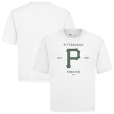 Pittsburgh Pirates Levelwear Crossway Oversized Luxe Signature Knit T-Shirt | MLB On Sale