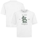St. Louis Cardinals Levelwear Crossway Oversized Luxe Signature Knit T-Shirt | MLB US
