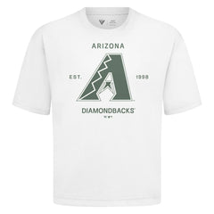 Arizona Diamondbacks Levelwear Crossway Oversized Luxe Signature Knit T-Shirt | MLB Discount