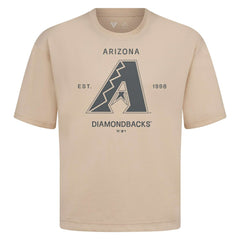 Arizona Diamondbacks Levelwear Crossway Oversized Luxe Signature Knit T-Shirt | MLB US