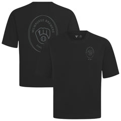Milwaukee Brewers Levelwear Signet Oversized Luxe Signature Knit T-Shirt | MLB Outlet