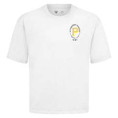 Pittsburgh Pirates Levelwear Signet Oversized Luxe Signature Knit T-Shirt | MLB Shop