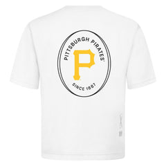 Pittsburgh Pirates Levelwear Signet Oversized Luxe Signature Knit T-Shirt | MLB Shop